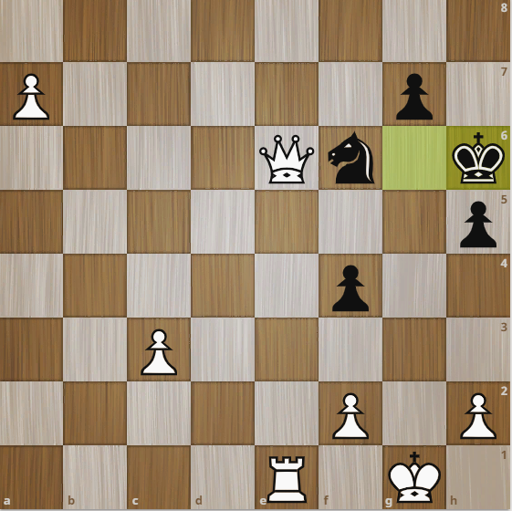 мат в 4 хода. Ход белых