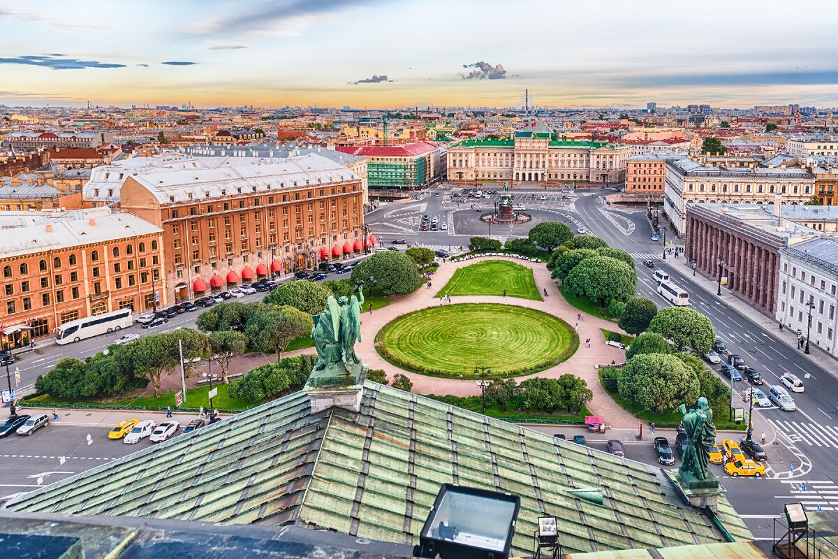 Исаакиевская площадь панорама