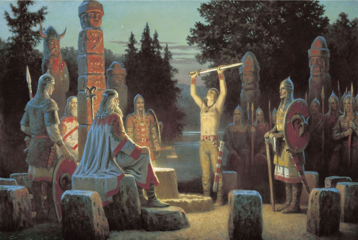 Капище - место отправления языческих обрядов