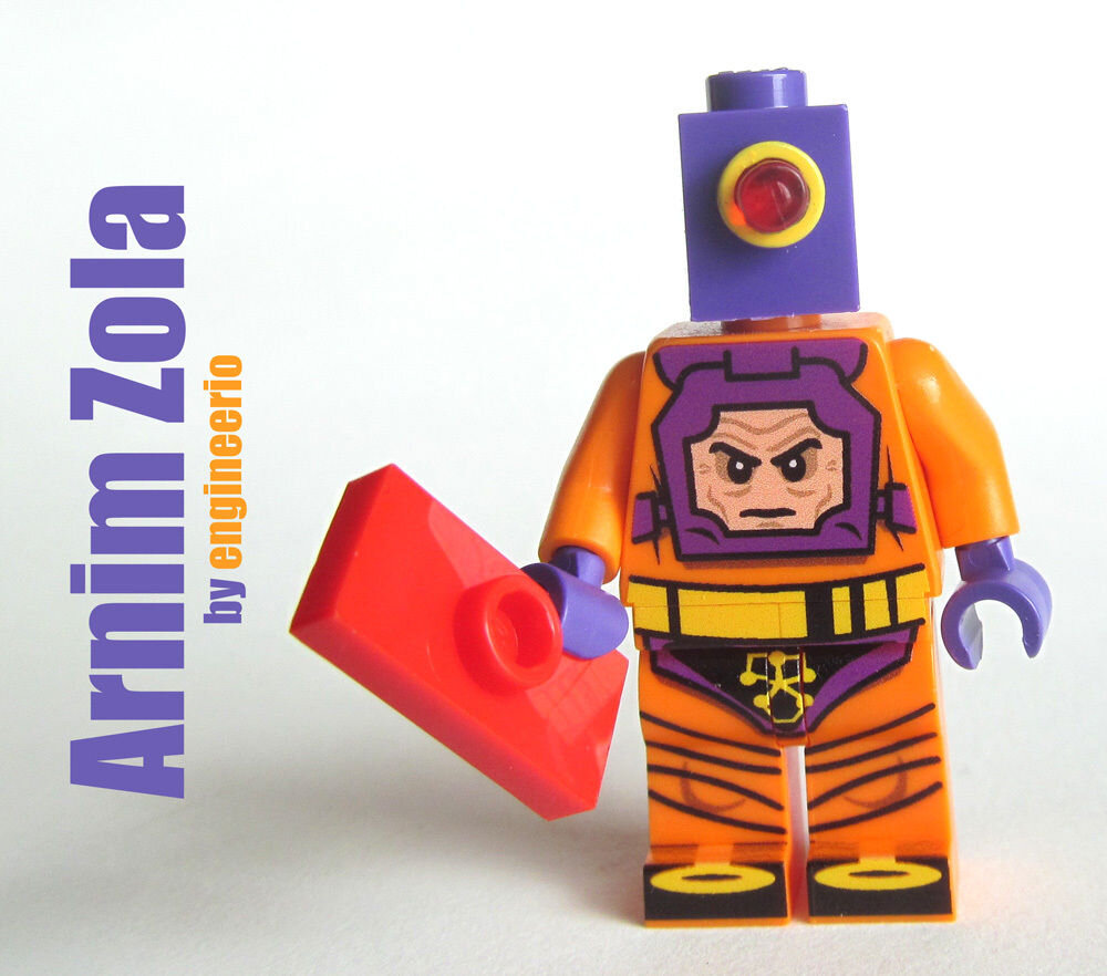 Появится успел в игре МСТИТЕЛИ: Эра Альтрона Лего. Он не появлялся в лего , зато появлялся на алиэкспрессе. В игре Мстители с помощью голограммы лица меняет мимику : злость - когда он красный, а когда лицо белое- то он спокоен. На этом всё.. Спасибо за внимание!!!!! Ставьте лайк и подписывайтесь на кал!!!! До новых встреч!!!!