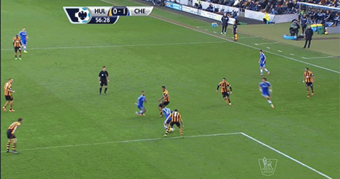 Гол Эдена Азара в матчес Халлом