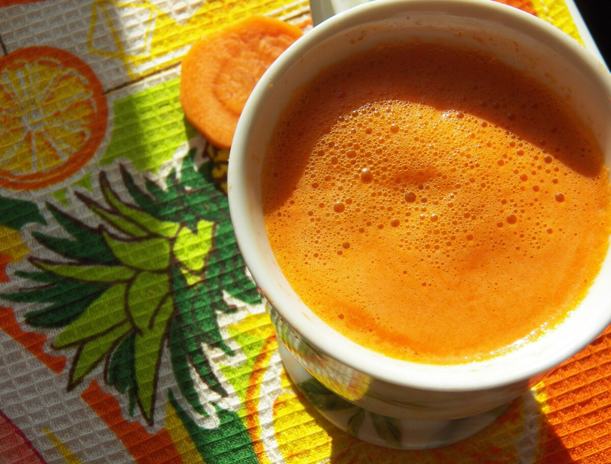 Морковно-мандариновый напиток