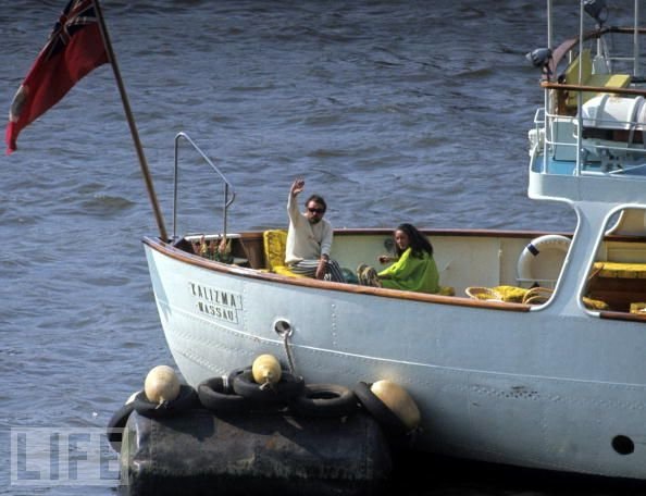 Элизабет и Ричард на борту "Кализмы"