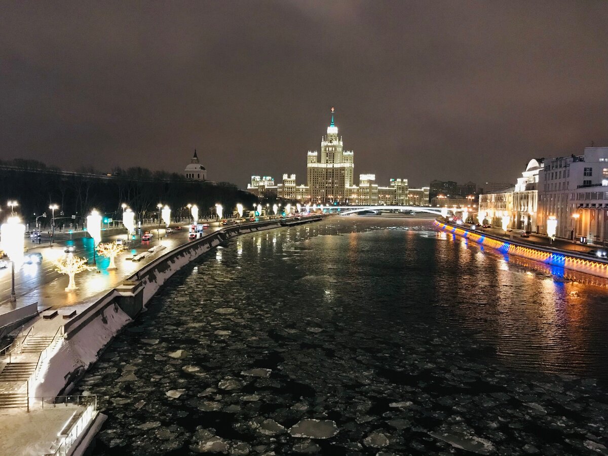 Москва-река зимой. Фото автора