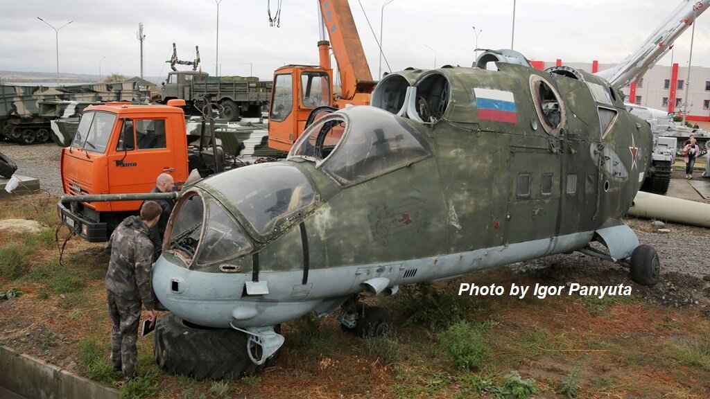 Ми-24 – новый экспонат для Военно-патриотического комплекса «Патриот»