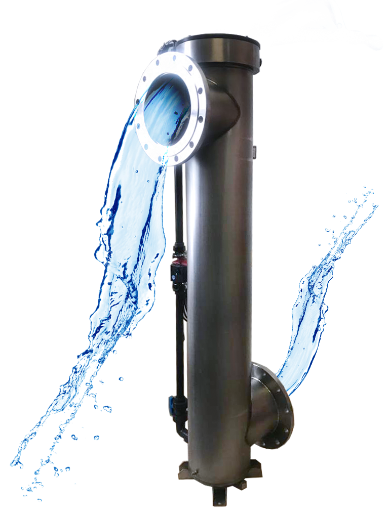 Визуализация очистки воды посредством установки УОВ-50м-100 производства ООО «НПО ЭНТ-Технология УФ»