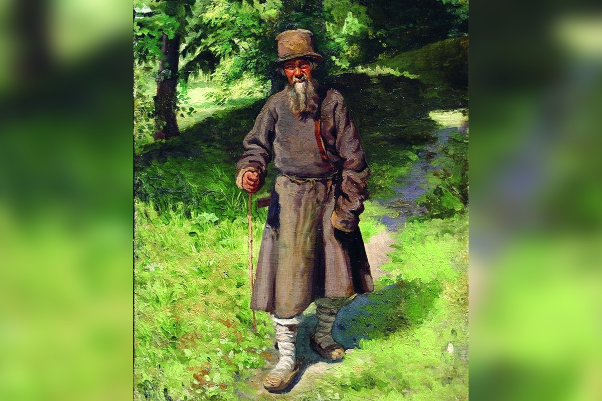 «Крестьянин в лесу», худ. Н. А. Ярошенко, 1880