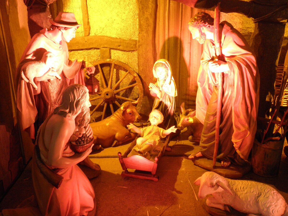 Рождественский вертеп в Кафедральном соборе Монако