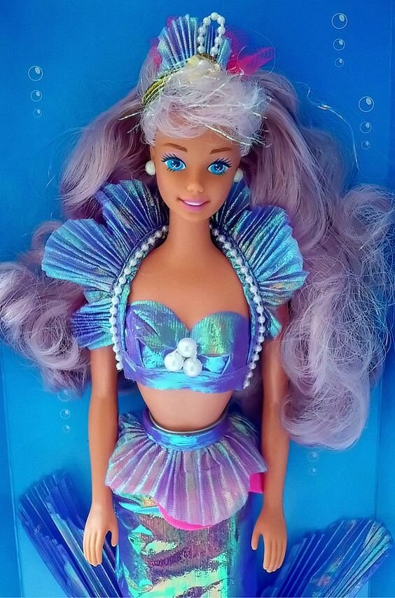 Magical Hair Mermaid Barbie 1993. источник flickr.com, автор Pirazin 