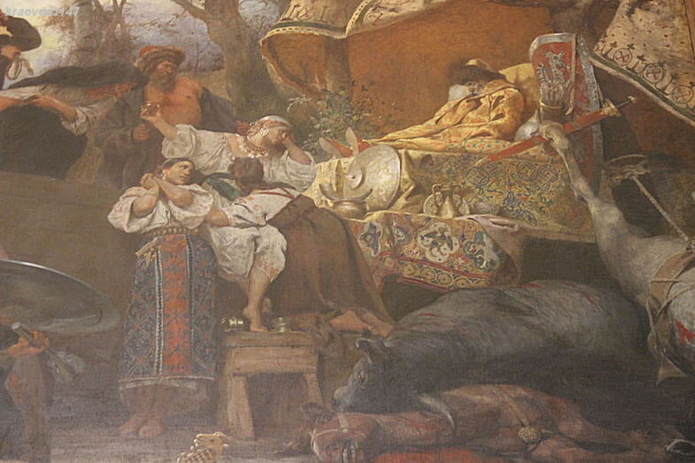 Картина похороны варяга