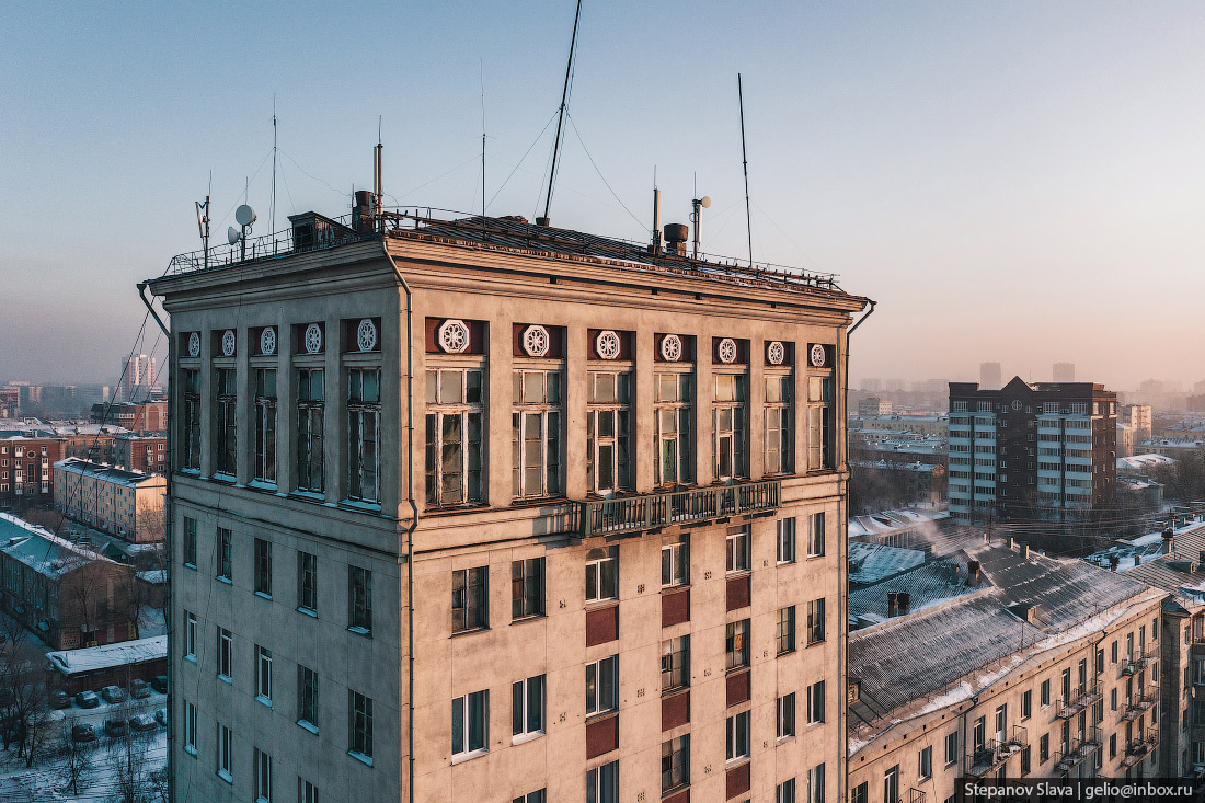 Первый небоскреб Сибири Новокузнецк