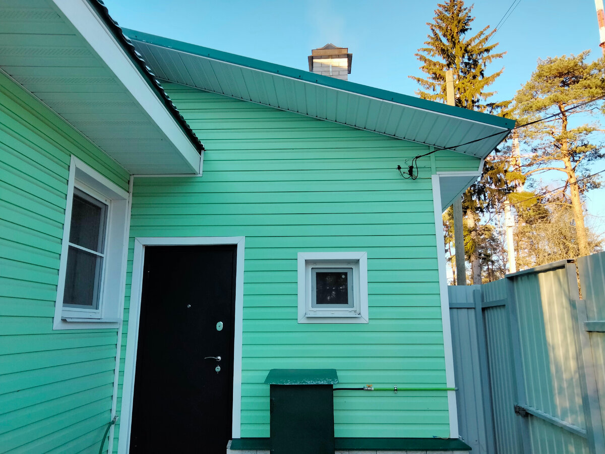 Еще одна каркасная пристройка - котельная