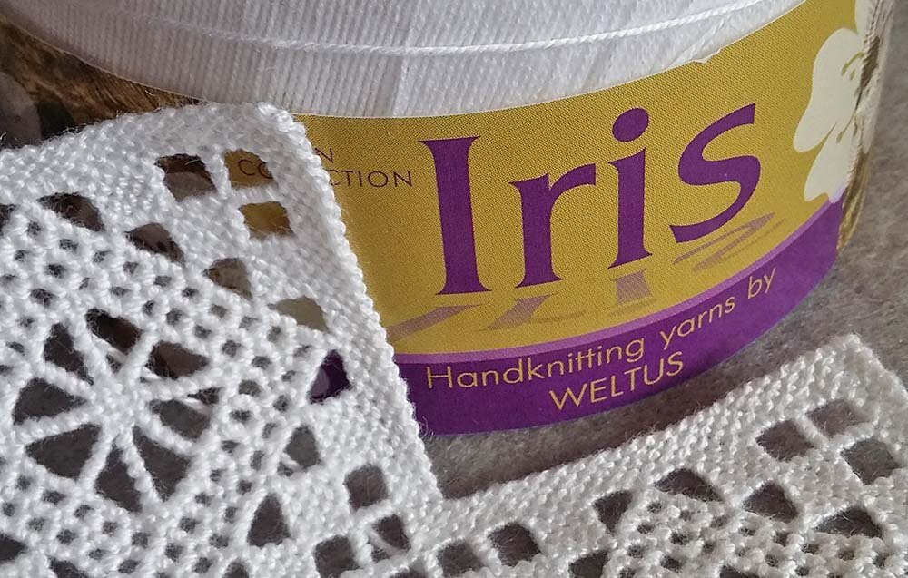 "Итальянский ирис" и немного кружева пунчетто