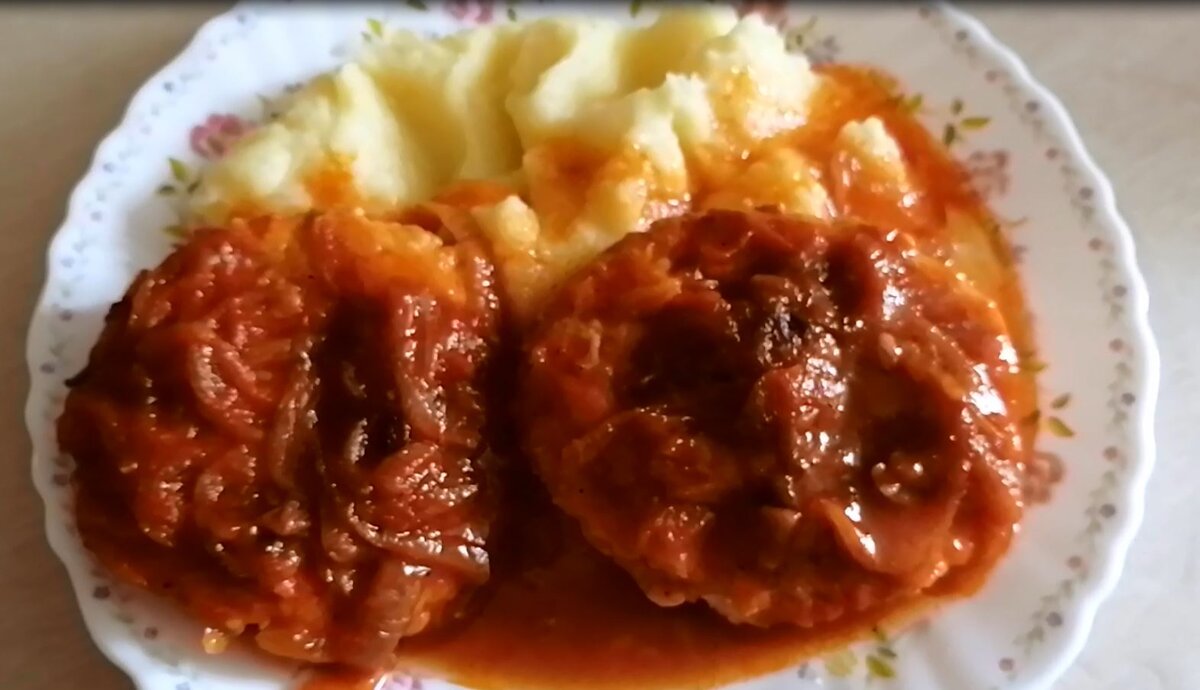 Котлеты с пюре