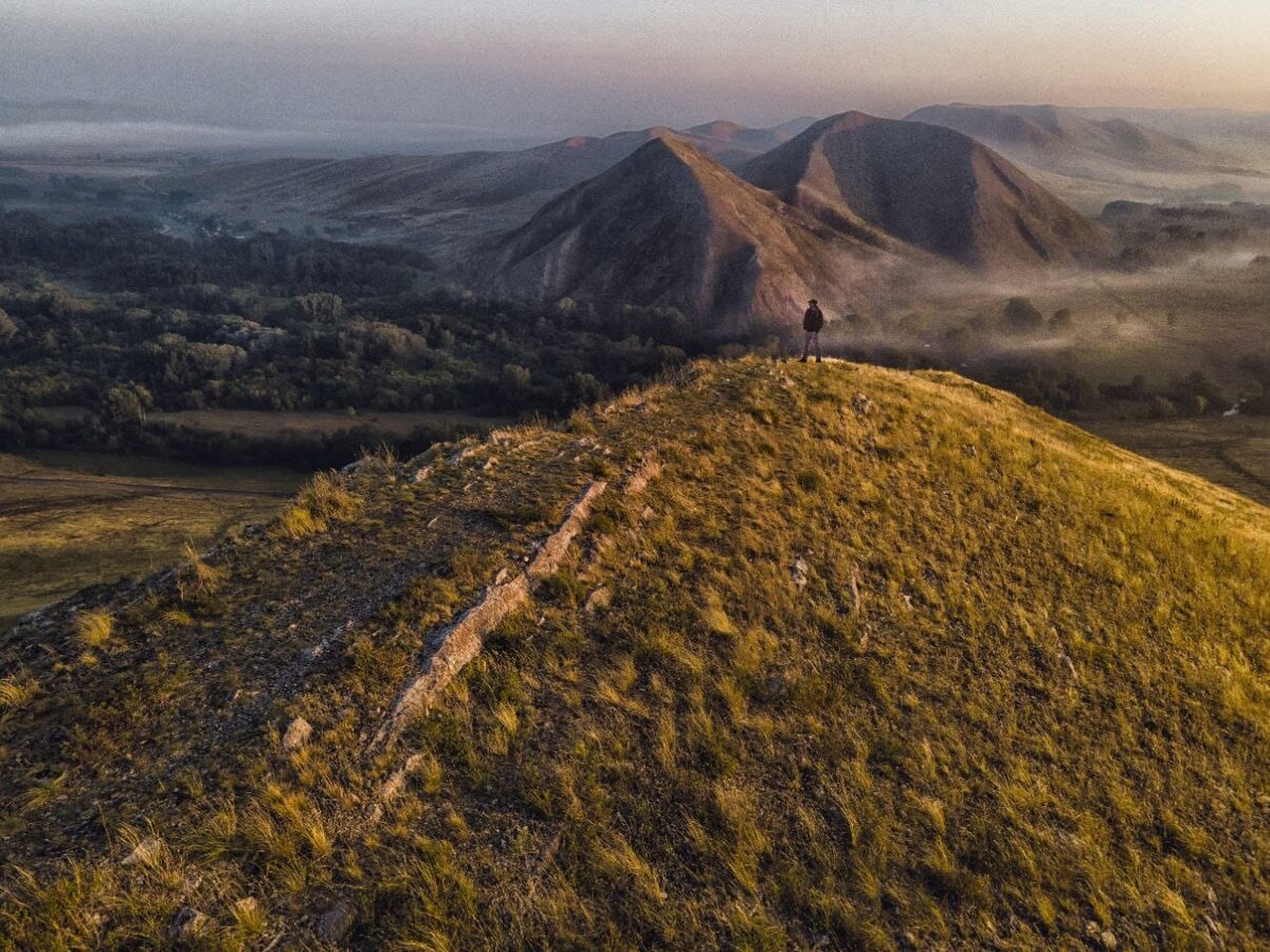 Село Андреевка, Саракташский район, гора часовенная 4:00 утра Фотограф: Егор Котов