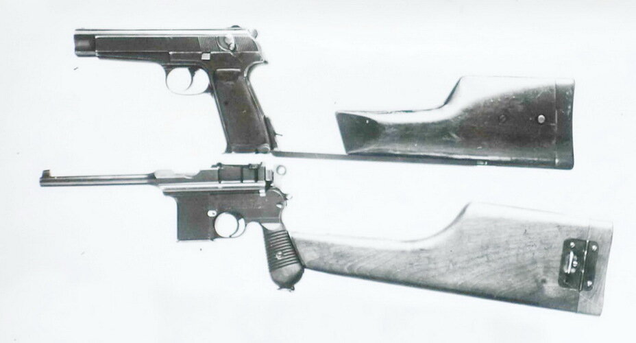 Автоматические пистолеты АПС и «Маузер», апрель 1949 года
gunsforum.com