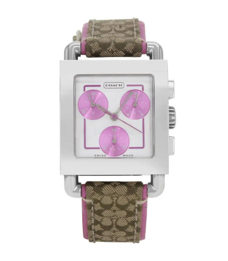 Красивые мужские часы Coach 0253, оснащены кварцевым механизмом в корпусе из нержавеющей стали. 