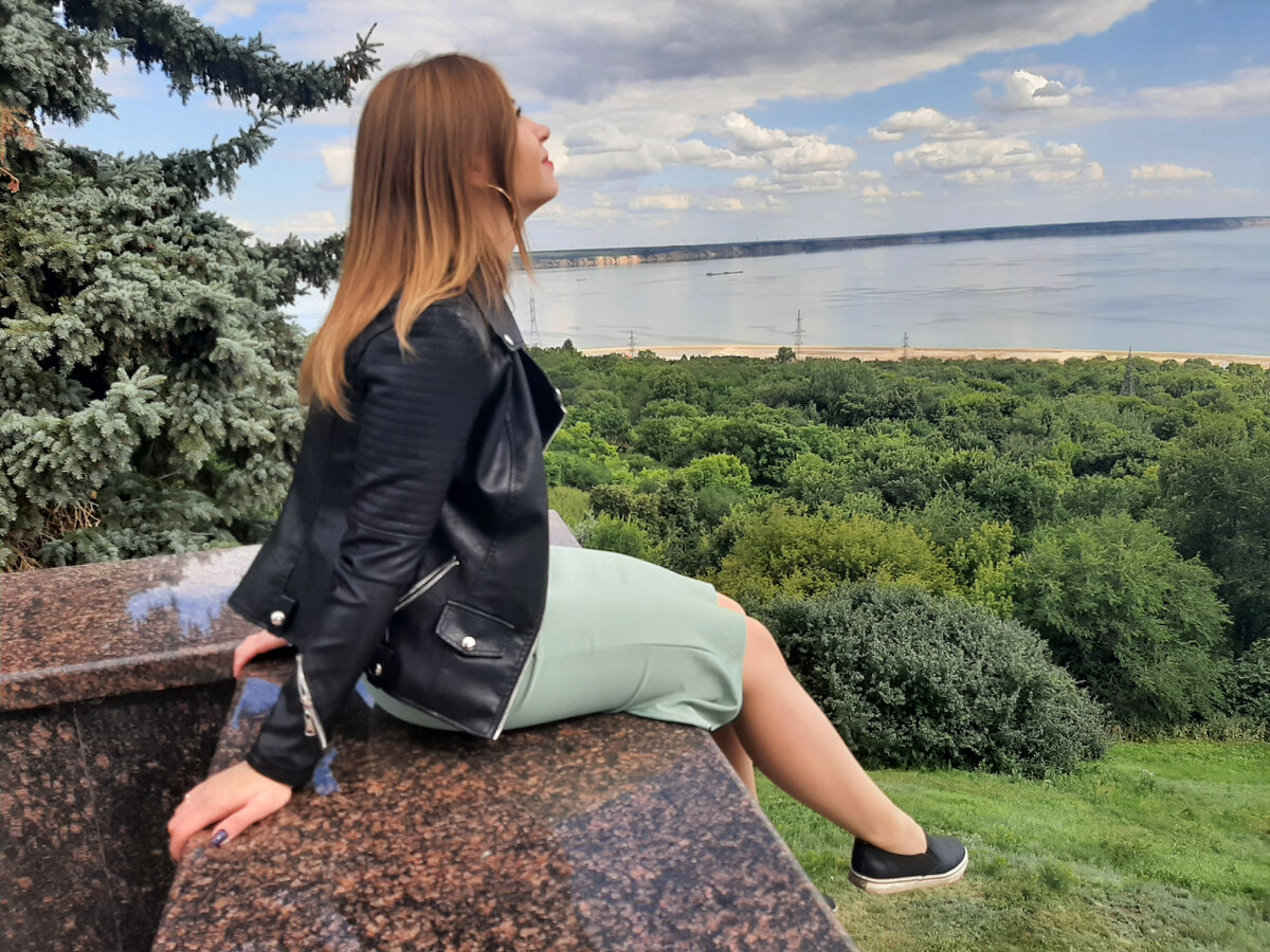 Фото автора на фоне родных просторов.