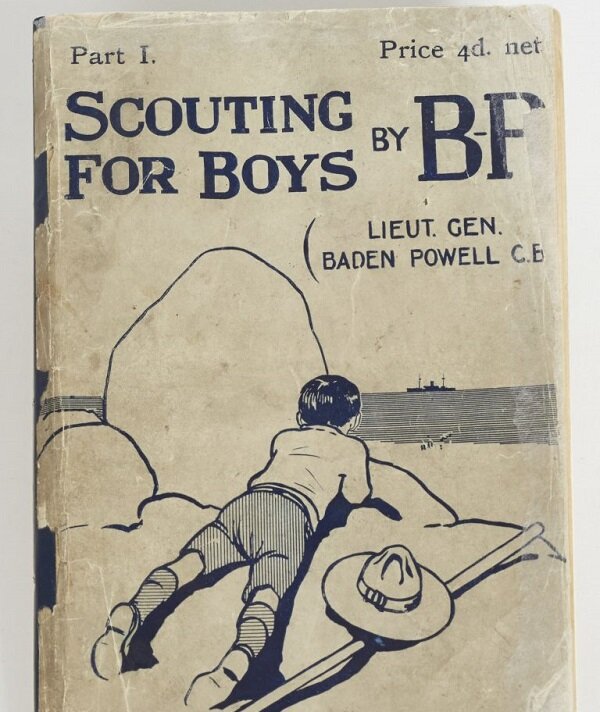 «Scouting for boys» 1908 года. Источник: scouts.org.uk