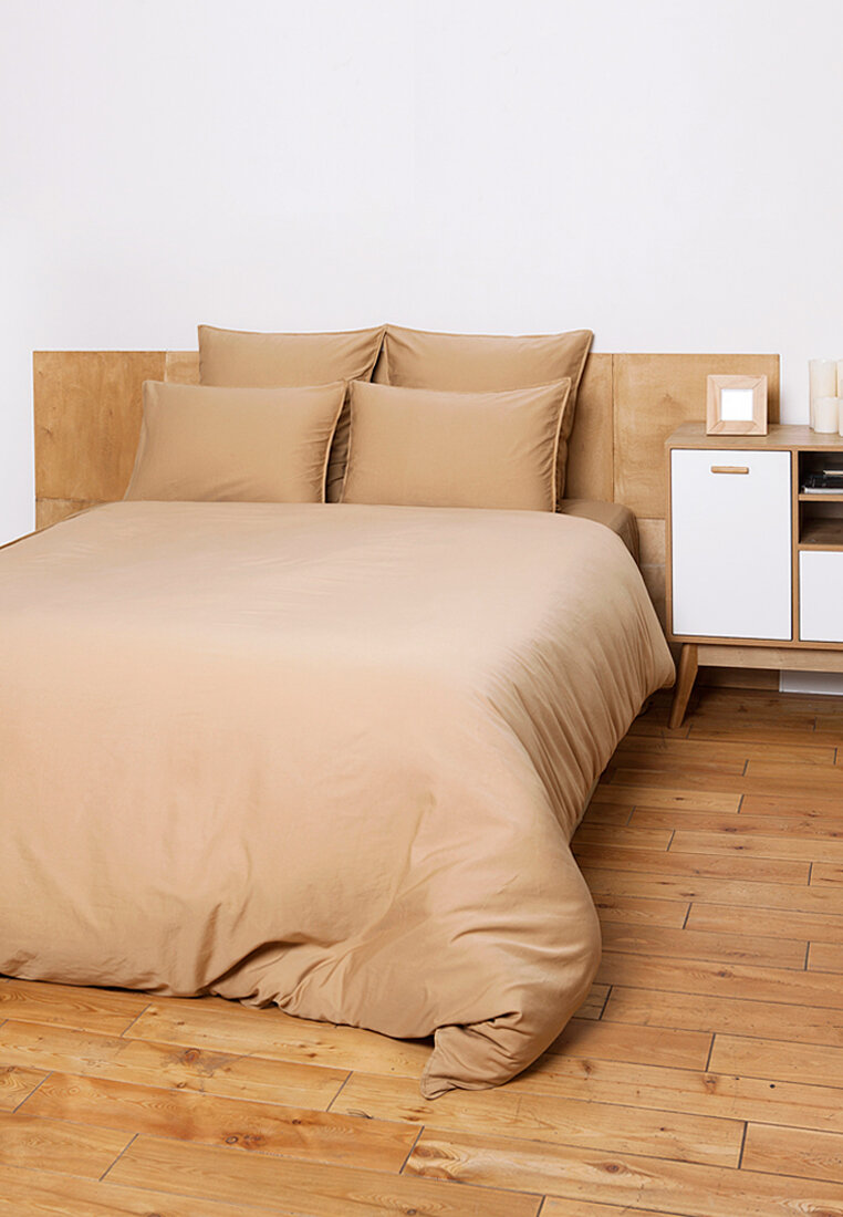 Комплект постельного белья "Soft sateen", золотой