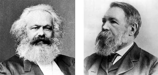                         Карл Маркс     и                                            Фридрих Энгельс -соратник К.Маркса