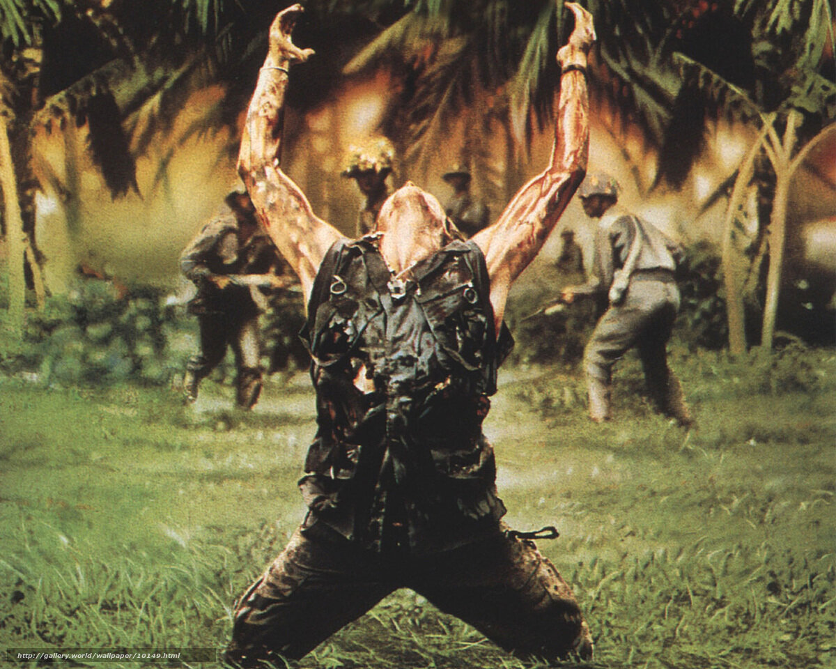 Кадр из фильма "Взвод".