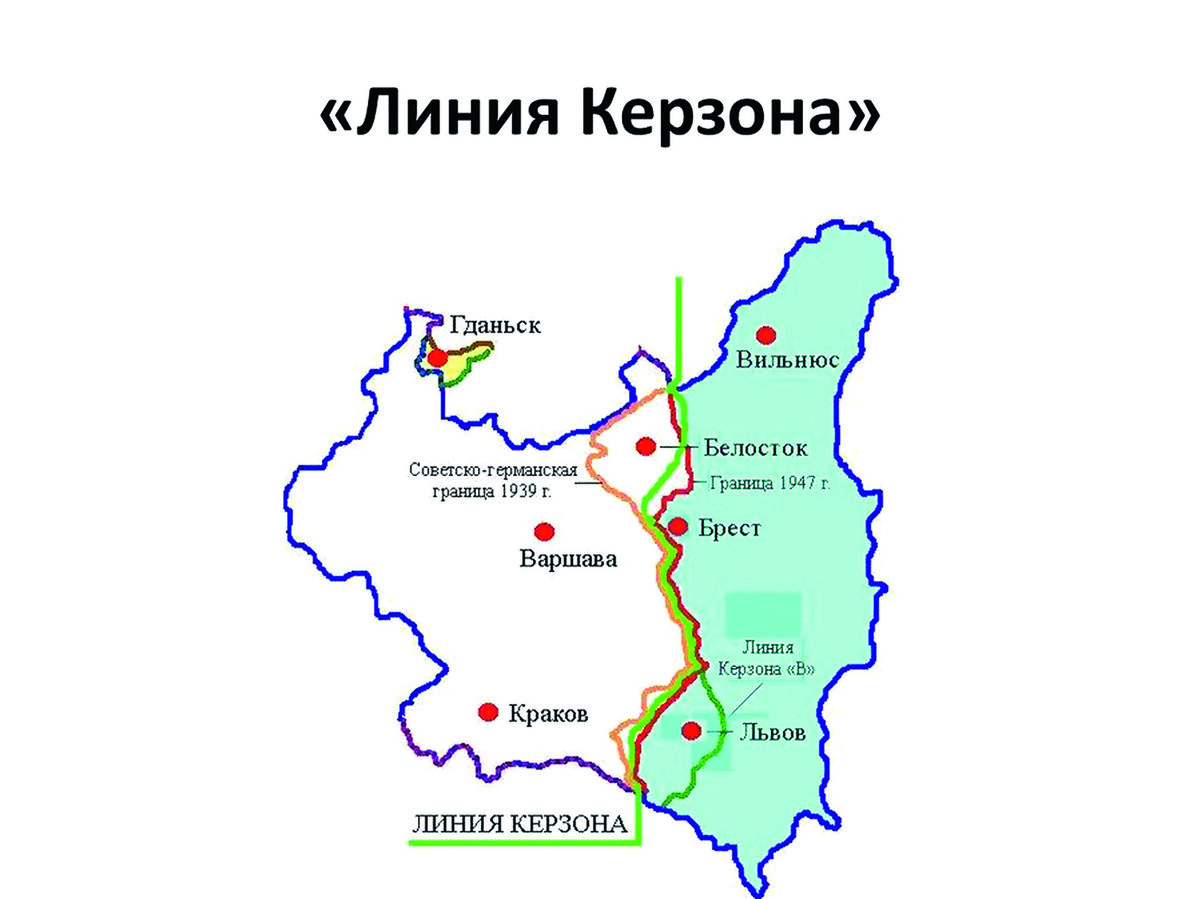 Граница между СССР и Польшей после Второй мировой войны была установлена практически по линии Керзона с небольшими отступлениями. Фото: pixabay.com