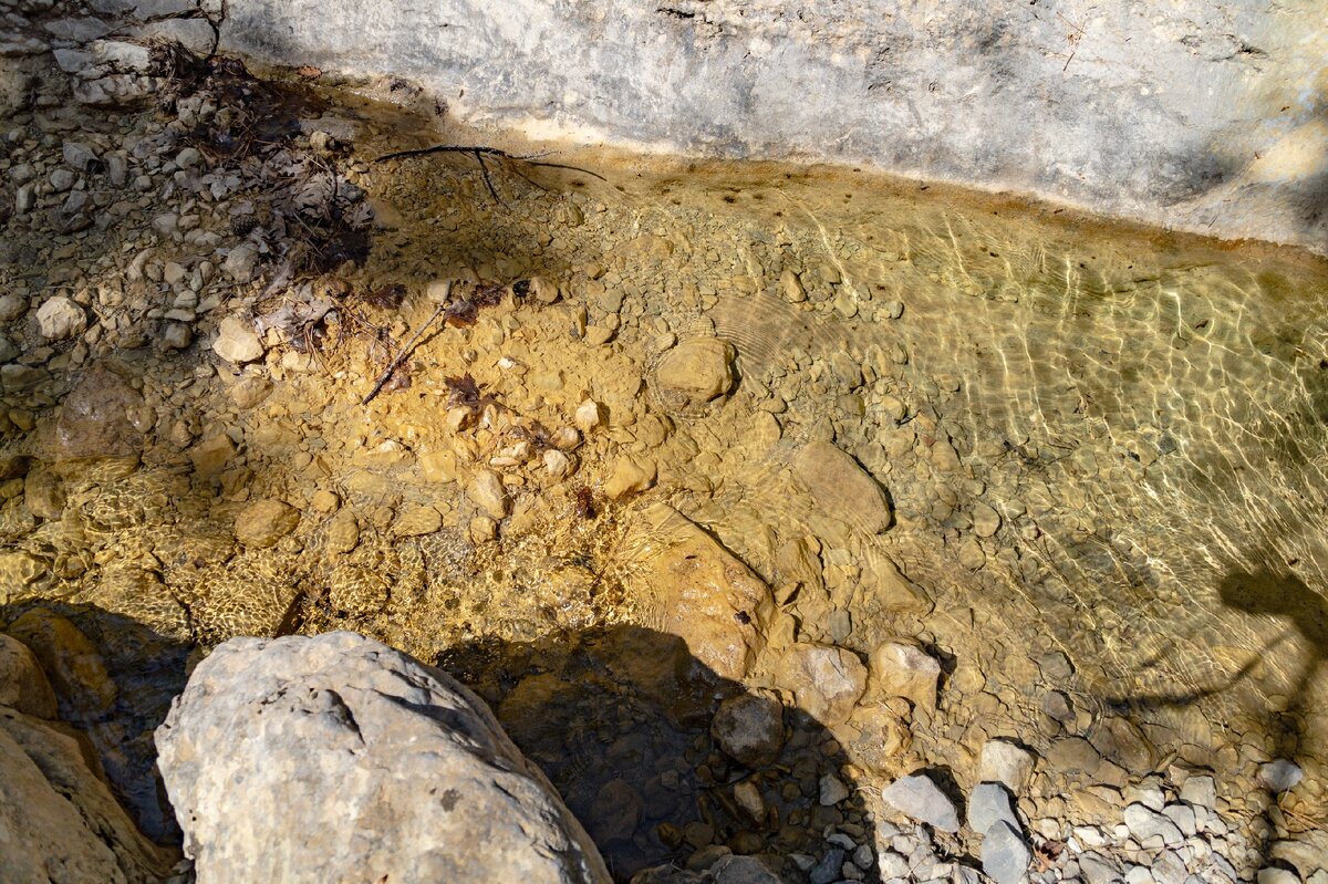 2. Игра солнечного света в реке.