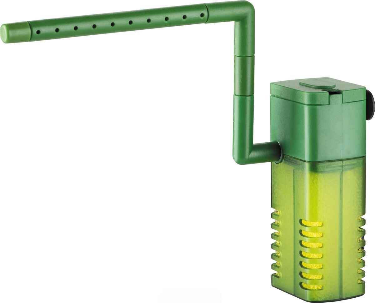 Фильтр внутренний с флейтой. Можно убрать флейту и присоединить шланг, как у помпы для осуществления аэрации.