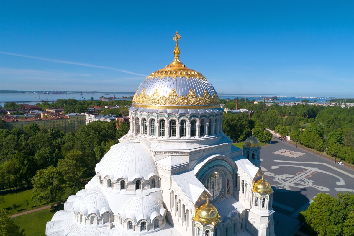 St Nicholas Naval Cathedral in Kronstadt