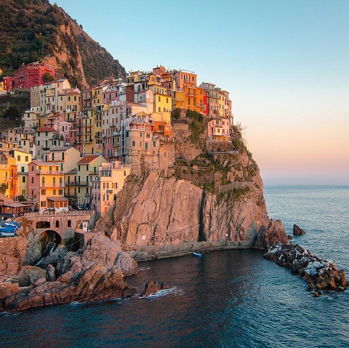 Городок на берегу моря, Италия