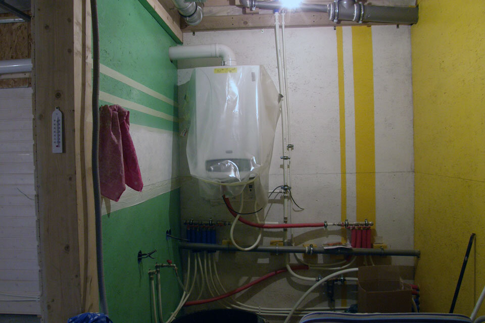 Итальянский котел BAXI Luna у меня в доме