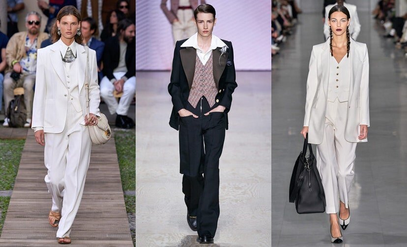 Etro, Louis Vuitton, Max Mara весна-лето 2020. Фото: www.vogue.ru/fashion/trends/30-glavnyh-trendov-sezona-vesna-leto