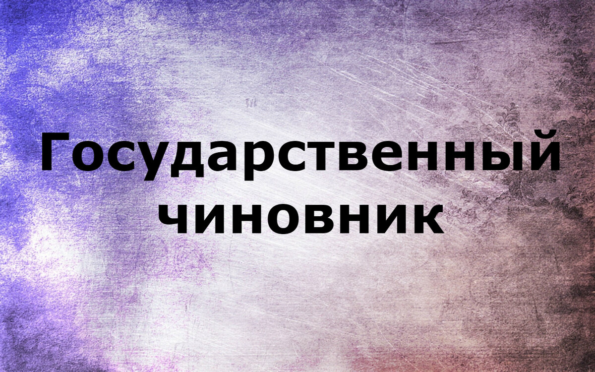 "Негосударственных" чиновников не бывает. 