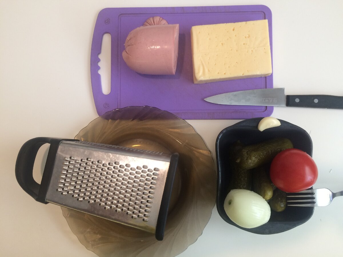 Ингредиенты для запеканки из макарон