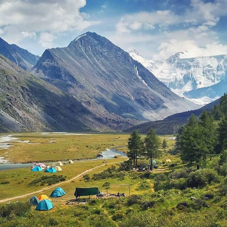 Гора Белуха горный Алтай фото