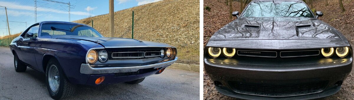 Для сравнения машина из 70-х слева, против 2017 г. 