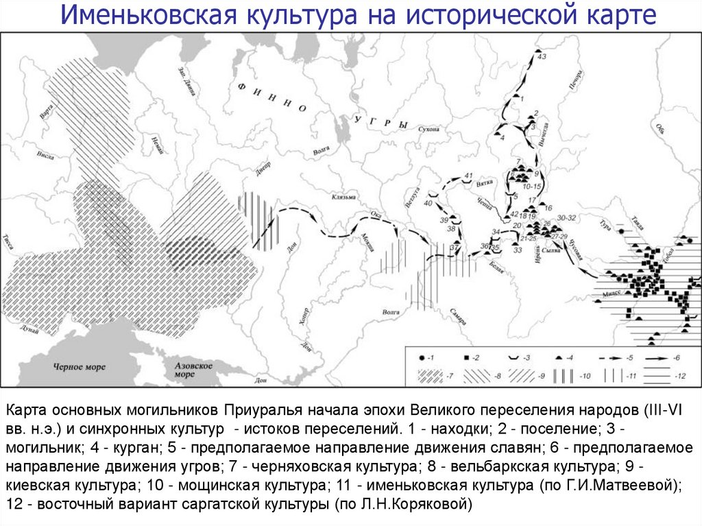 Культура на определенной территории. Именьковская культура типы поселения. Именьковская культура могильники. Именьковская культура среднего Поволжья. Именьковская археологическая культура карта.