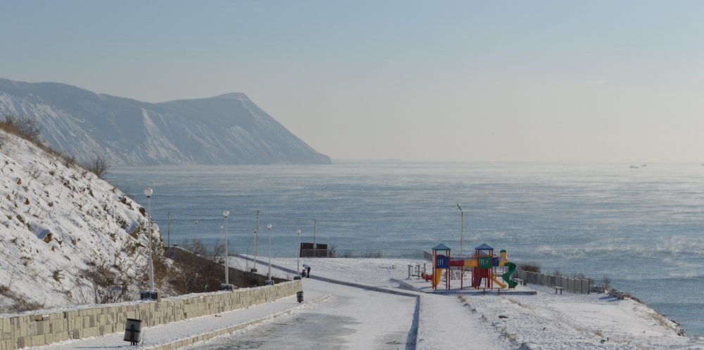 Фото из интернета. Анапа зимой.