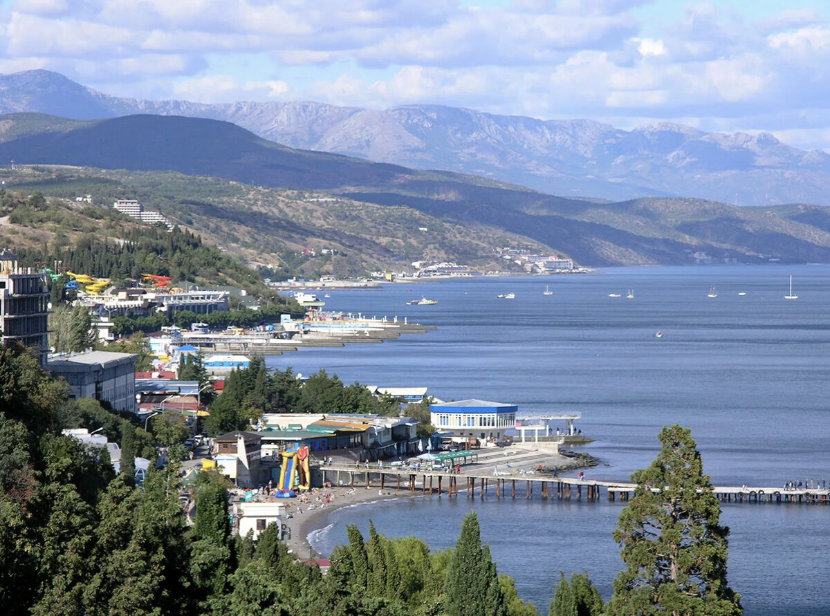 Вид на Алушту