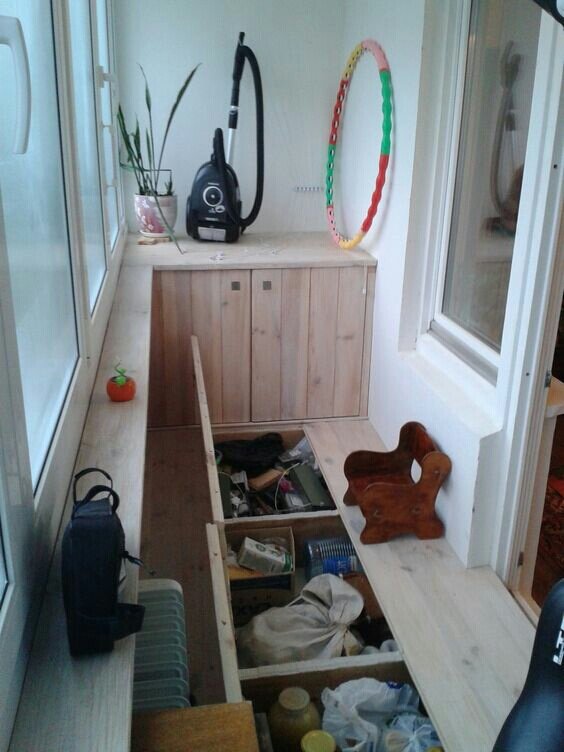 Как обустроить на обычном балконе погреб: советы мастера