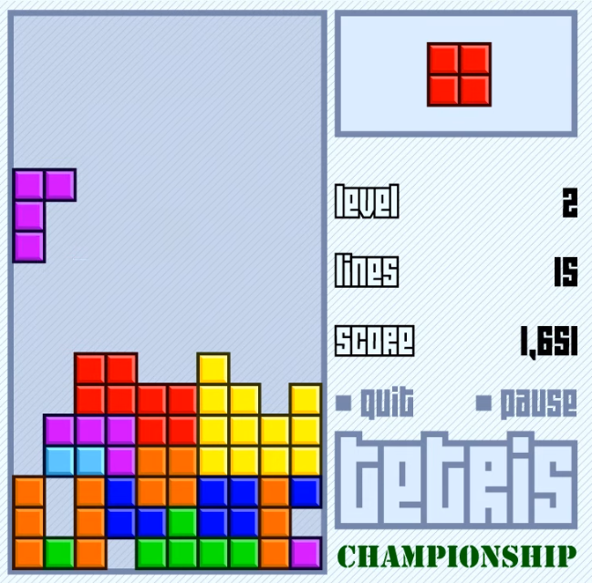 Одна из версий Tetris