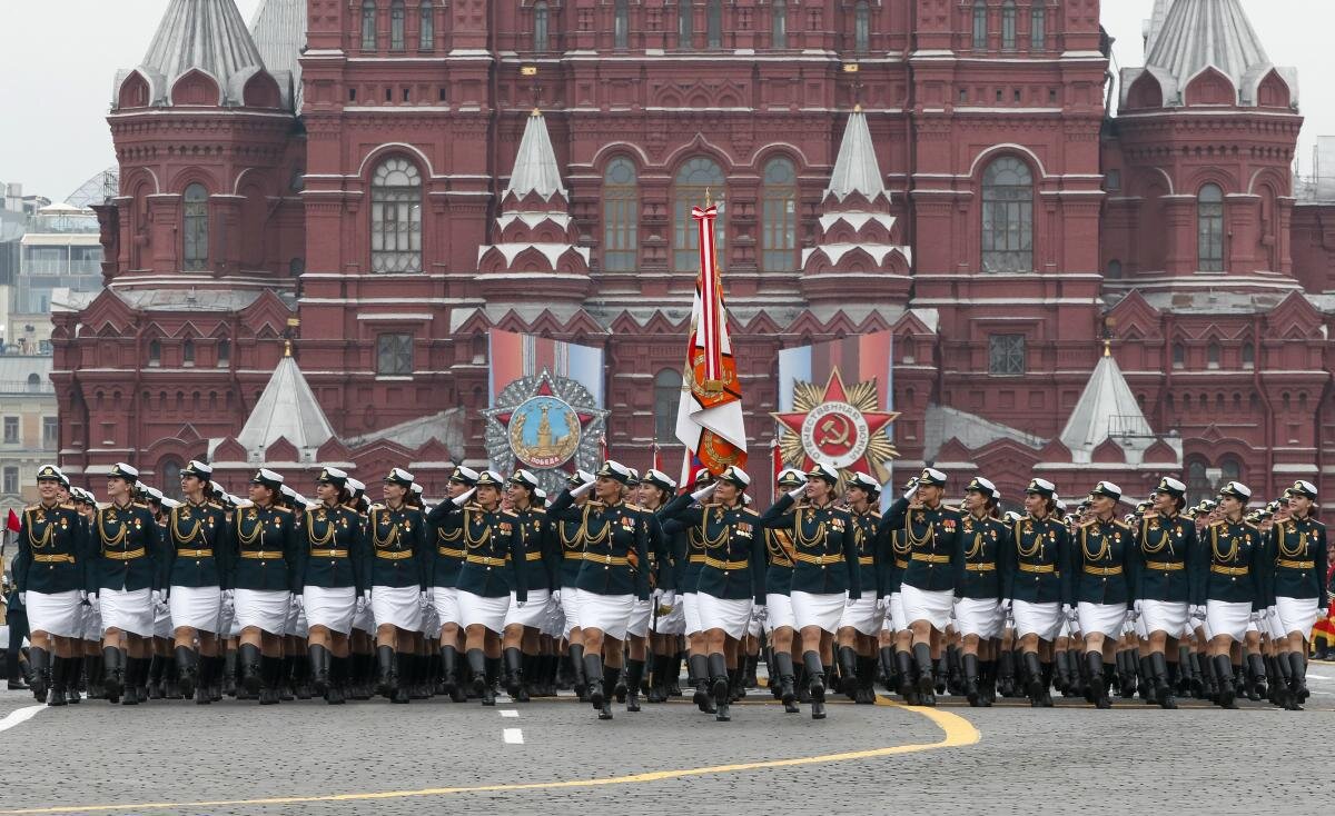 Военный парад на красной площади в москве