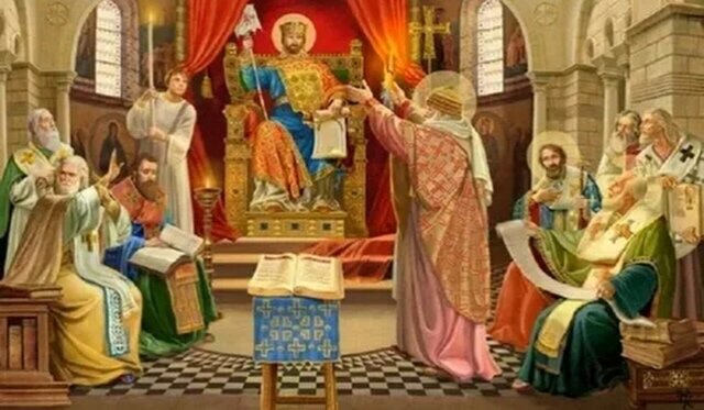 Первый Вселенский Собор. Фото из Интернета.