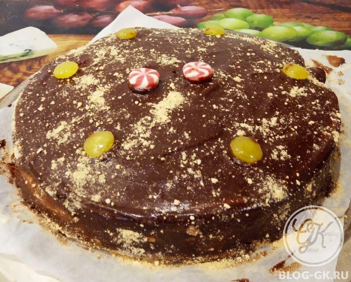 Вкусный и ароматный кофейный торт с заварным сливочным кремом