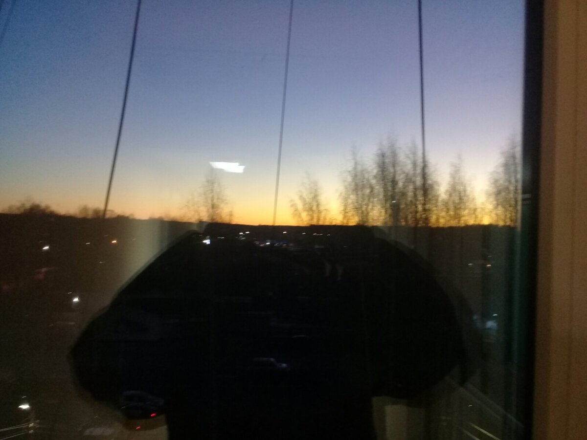 Рассвет в городе