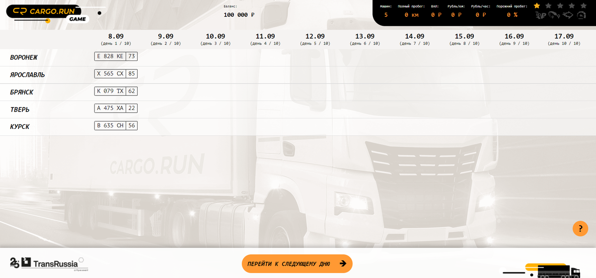 Фото с официального сайта игры платформы Cargo Run