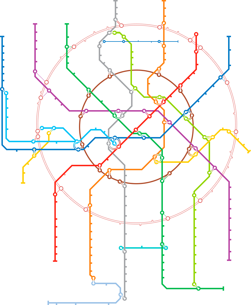 Карта метро кемерово