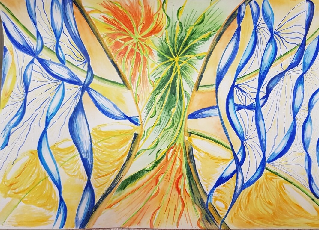 Созидание..., автор иллюстрации Мари Гор