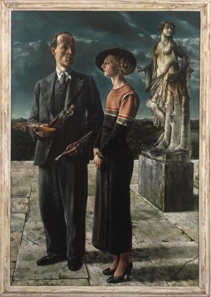 "Автопортрет с Вильмой" (1934). Изображение: wikimedia.org